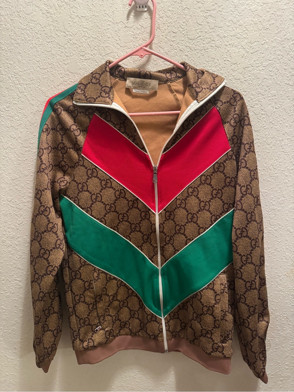 Gucci Brown & Tan GG Chevron Monogram tracksuit